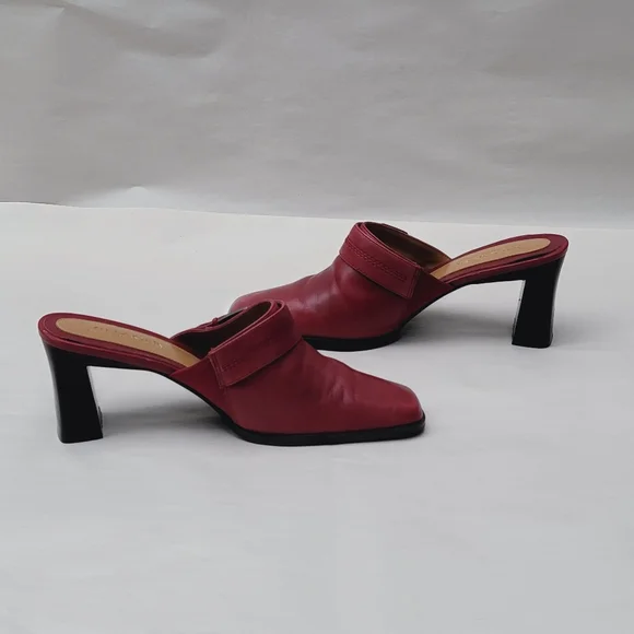 Villacer Liz Clairborne Kammy  Leather Mules size 7M - Picture 8 of 9